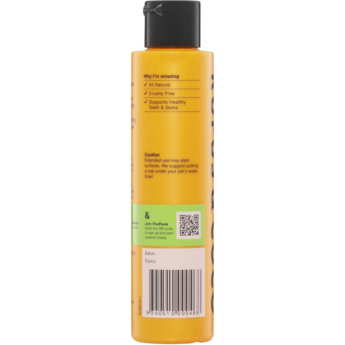 Rufus & Coco Dog Breath Buddy Water Additive 150ml