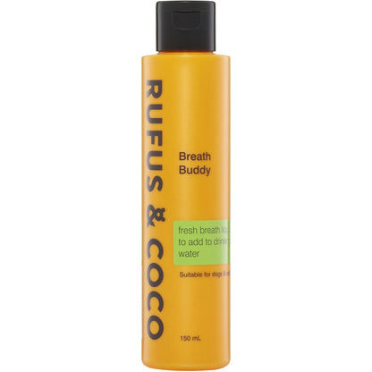 Rufus & Coco Dog Breath Buddy Water Additive 150ml
