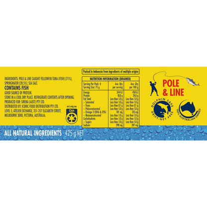 Sirena Tuna In Springwater 425g