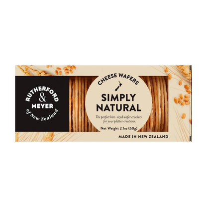 Rutherford & Meyer Gourmet Cheese Wafers Natural - 60g