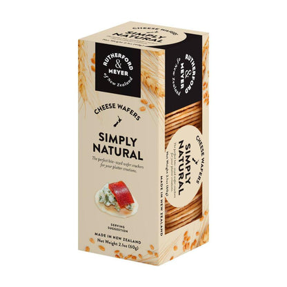 Rutherford & Meyer Gourmet Cheese Wafers Natural - 60g
