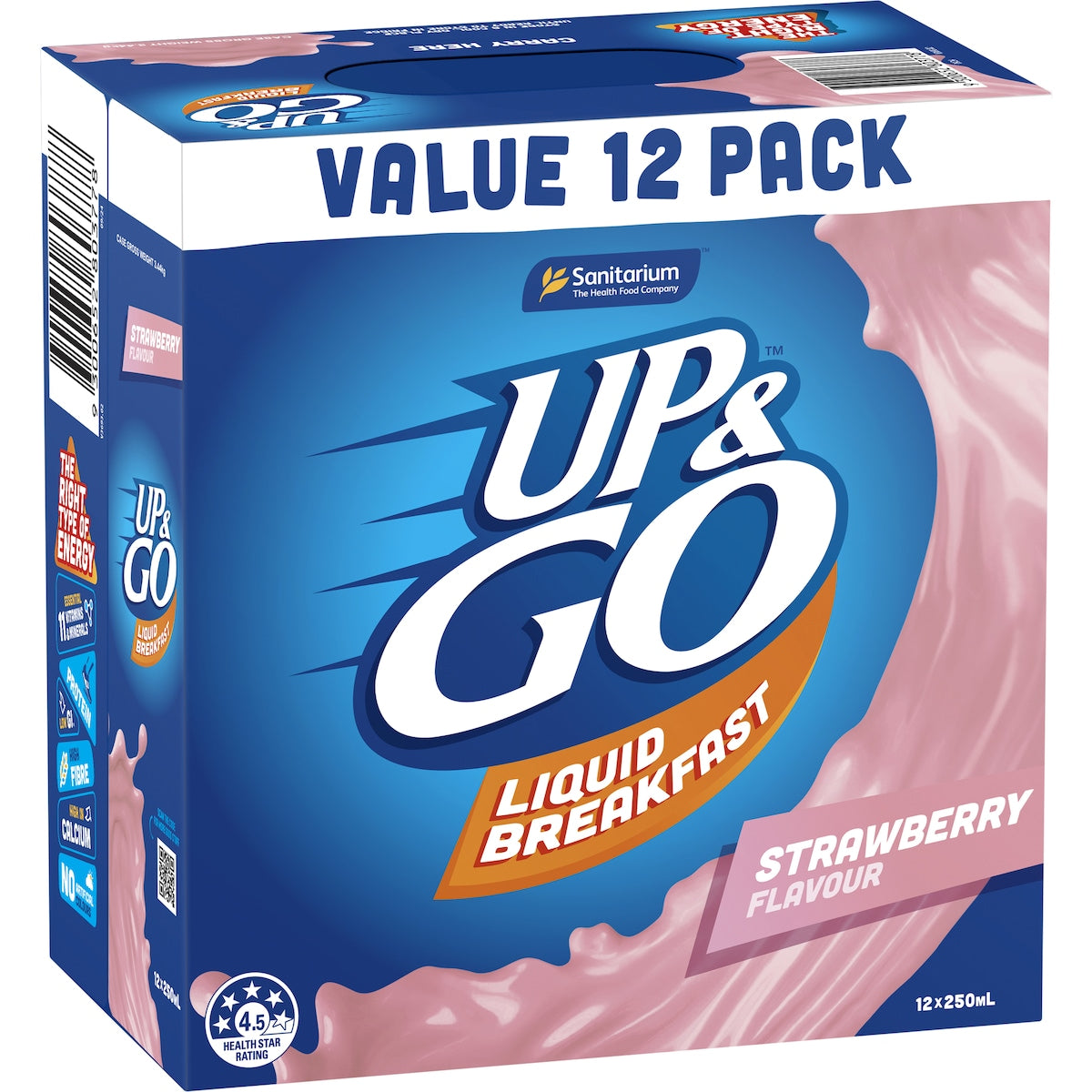Sanitarium Up&Go Liquid Breakfast Strawberry 12 Pack