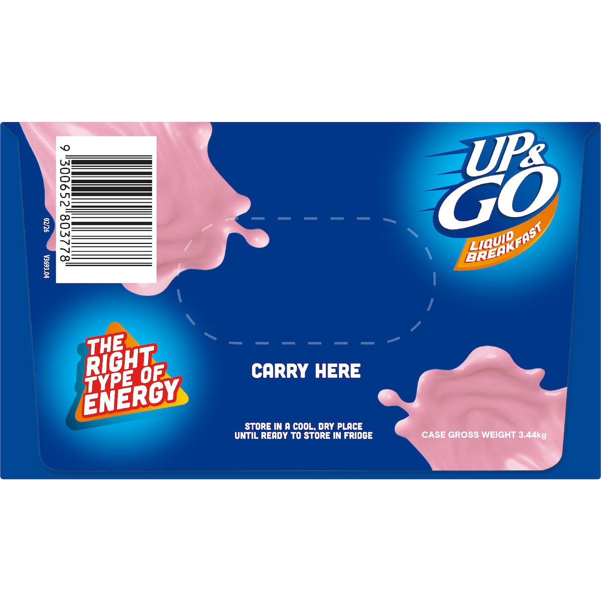 Up&go Liquid Breakfast Strawberry 250ml X 12 Pack