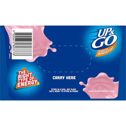 Up&go Liquid Breakfast Strawberry 250ml X 12 Pack