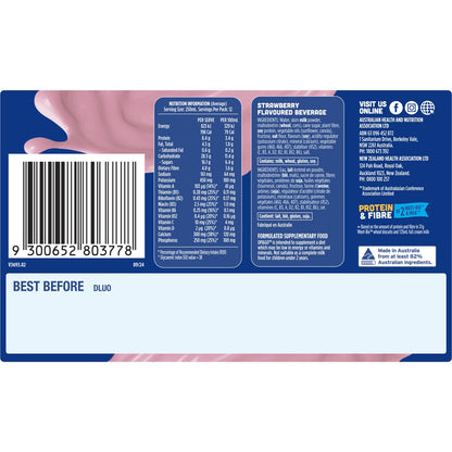Sanitarium Up&Go Liquid Breakfast Strawberry 12 Pack