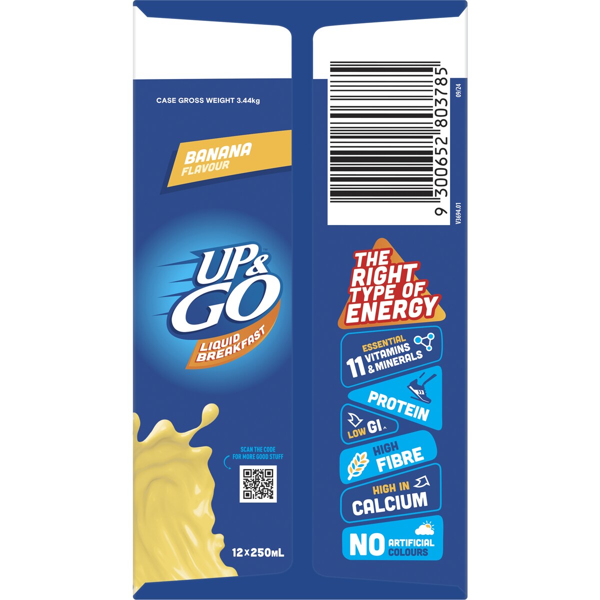 Sanitarium Up&Go Liquid Breakfast Banana 12 Pack