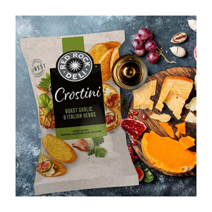 Red Rock Deli Crostini Crackers Italian Herb - 115g