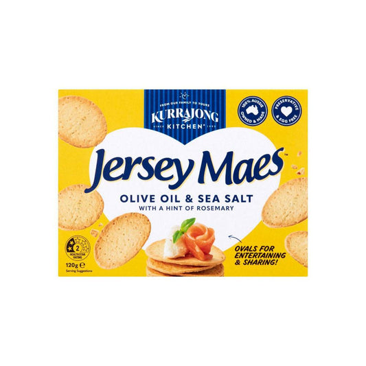 Kurrajong Jersey Maes Crackers - 120g