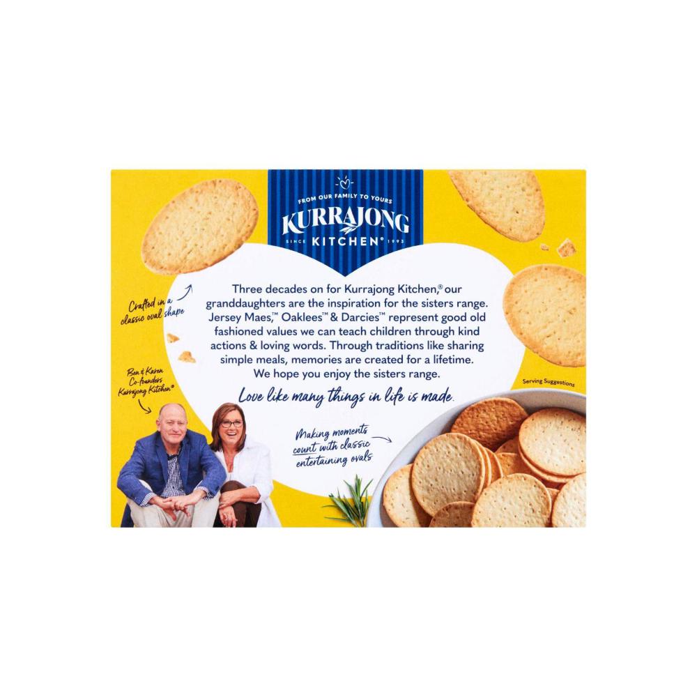 Kurrajong Jersey Maes Crackers - 120g