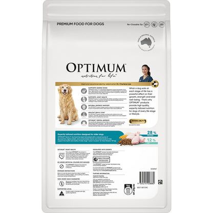 Optimum Senior All Breeds Dry Dog Food Chicken, Vegetables & Rice 2.7kg