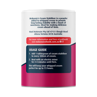 Mckenzies Cream Stabiliser - 60g