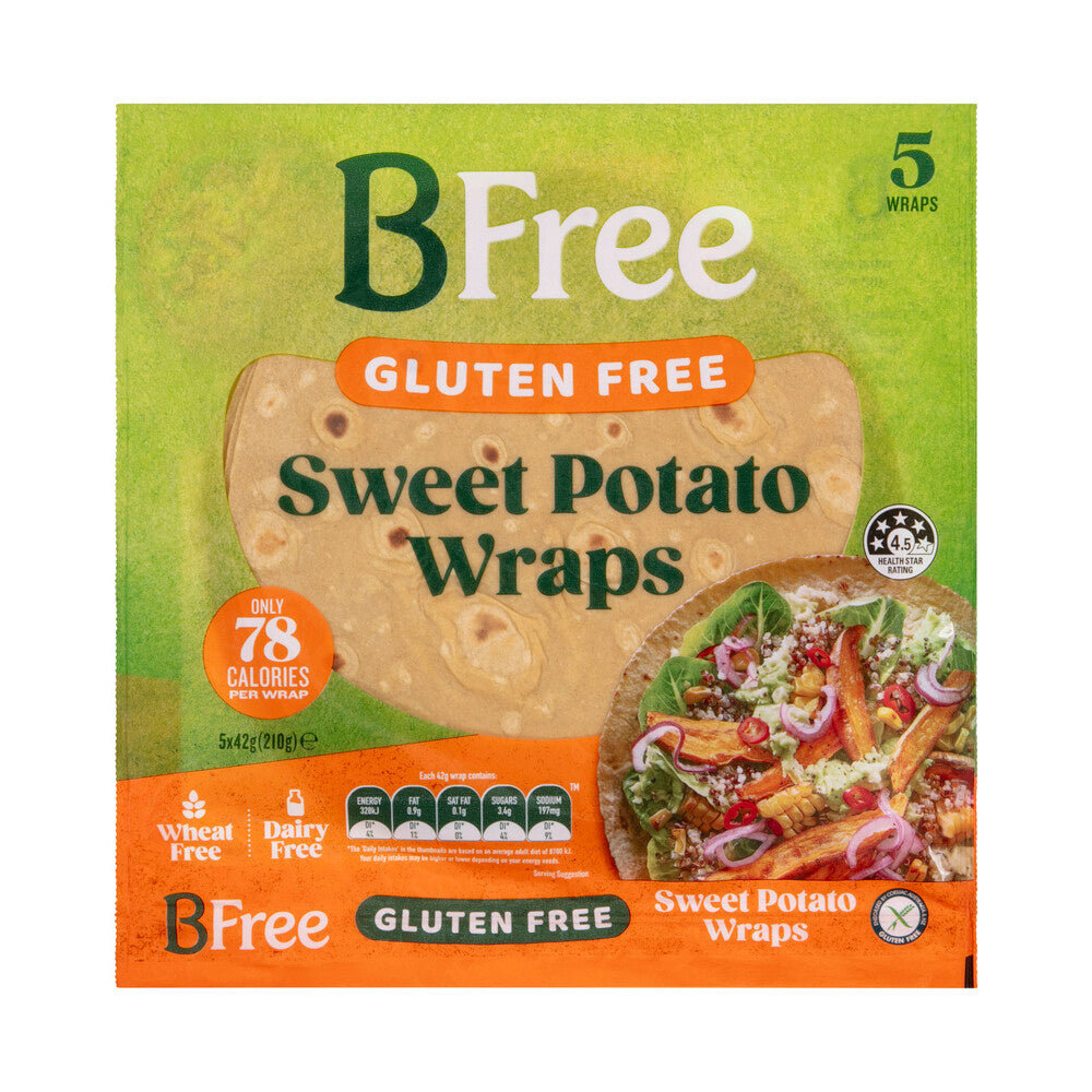 Bfree Sweet Potato Wraps - 210g