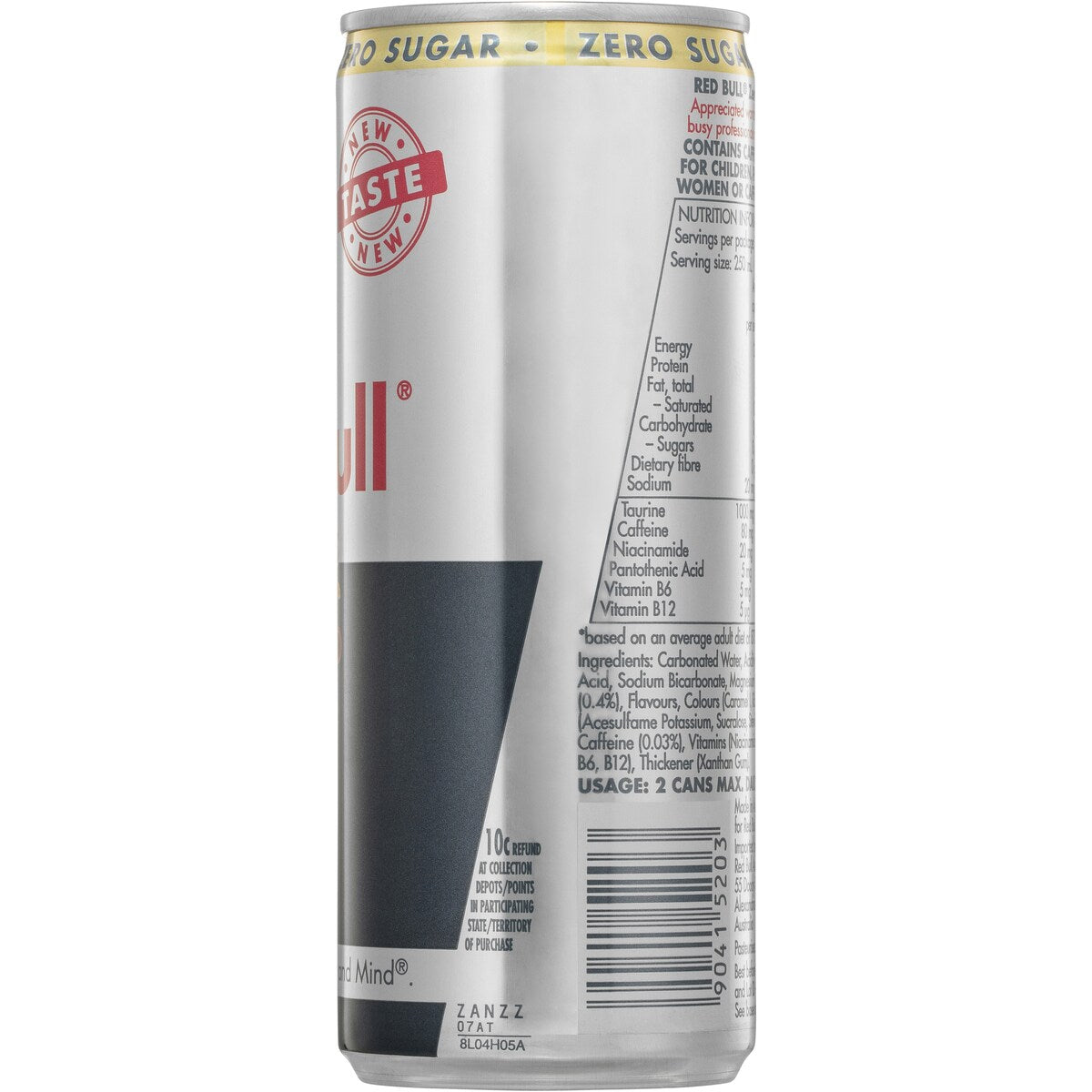 Red Bull Energy Drink Zero 250mL