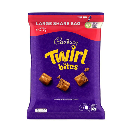 Cadbury Dairy Milk Twirl Chocolate Bites - 270g