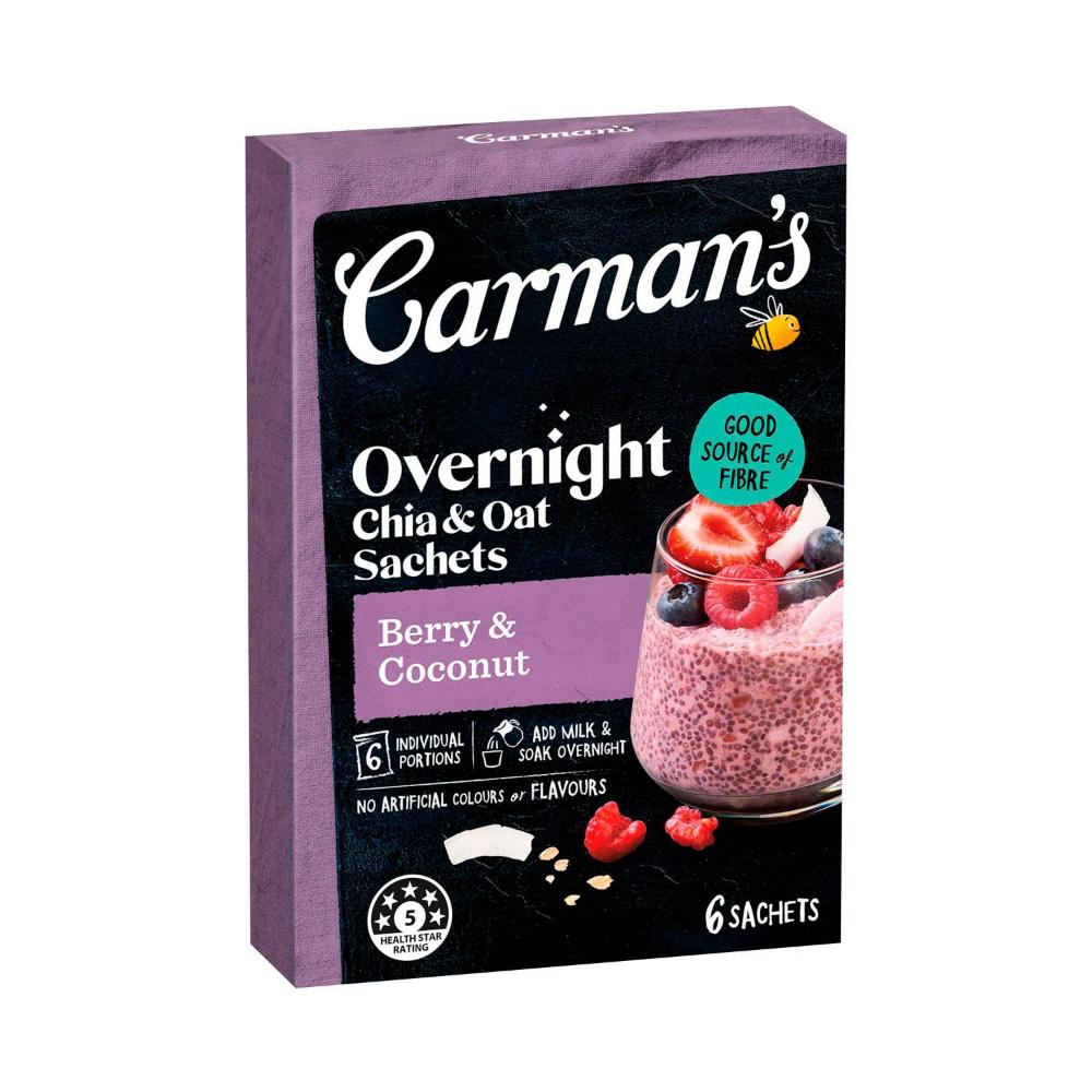 Carman's Chia Bowls Berry & Coconut - 210g
