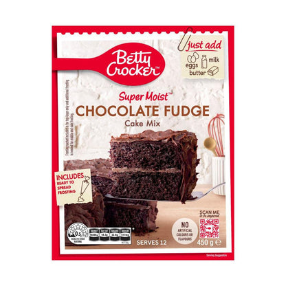 Betty Crocker Cake Mix Chocolate Fudge - 450g