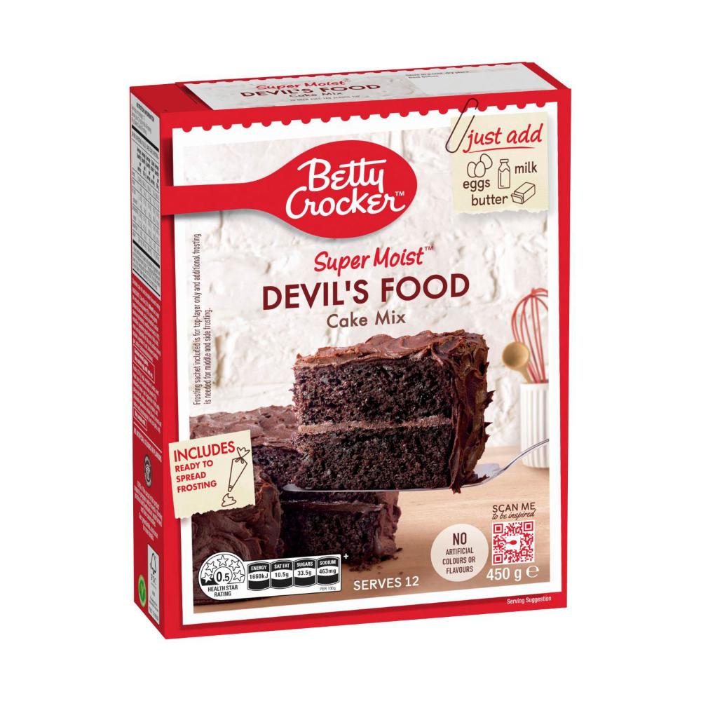 Betty Crocker Devils Food Cake Mx - 450g