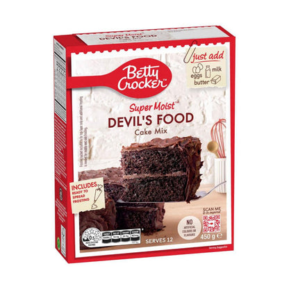 Betty Crocker Devils Food Cake Mx - 450g
