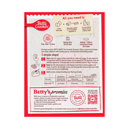 Betty Crocker Red Velvet Cake Mix - 450g