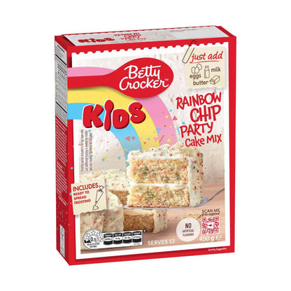 Betty Crocker Rainbow Party Cake Mix - 450g