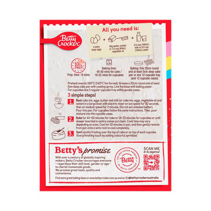 Betty Crocker Rainbow Party Cake Mix - 450g