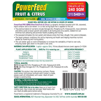 PowerFeed Plant Food - 1.2L - Fruit & Citrus