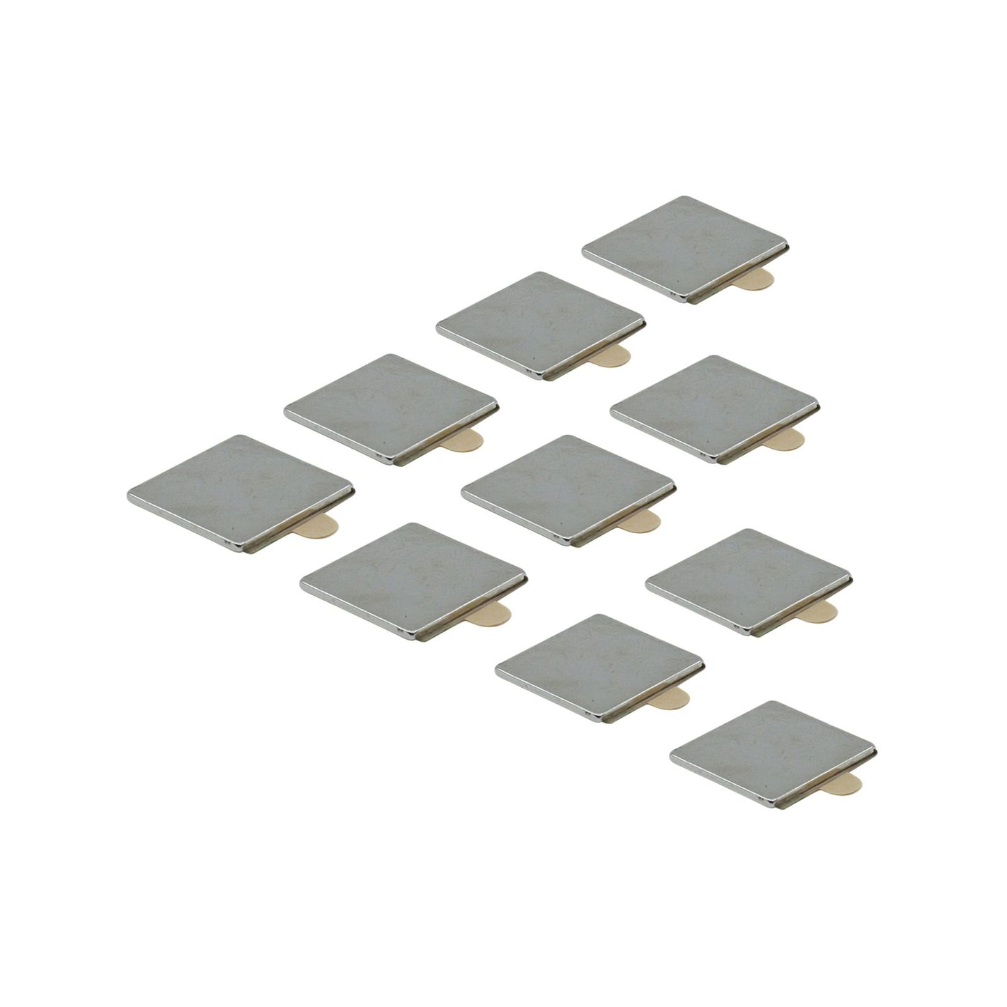 Everhang Rare Earth Square Adhesive Magnet - 15 x 15mm - 10 Pack