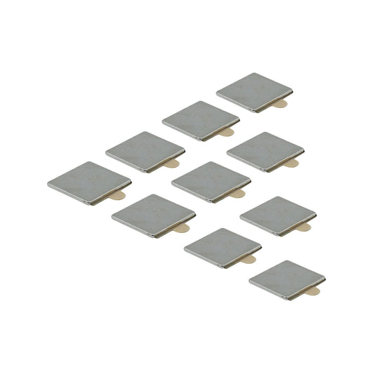 Everhang Rare Earth Square Adhesive Magnet - 15 x 15mm - 10 Pack