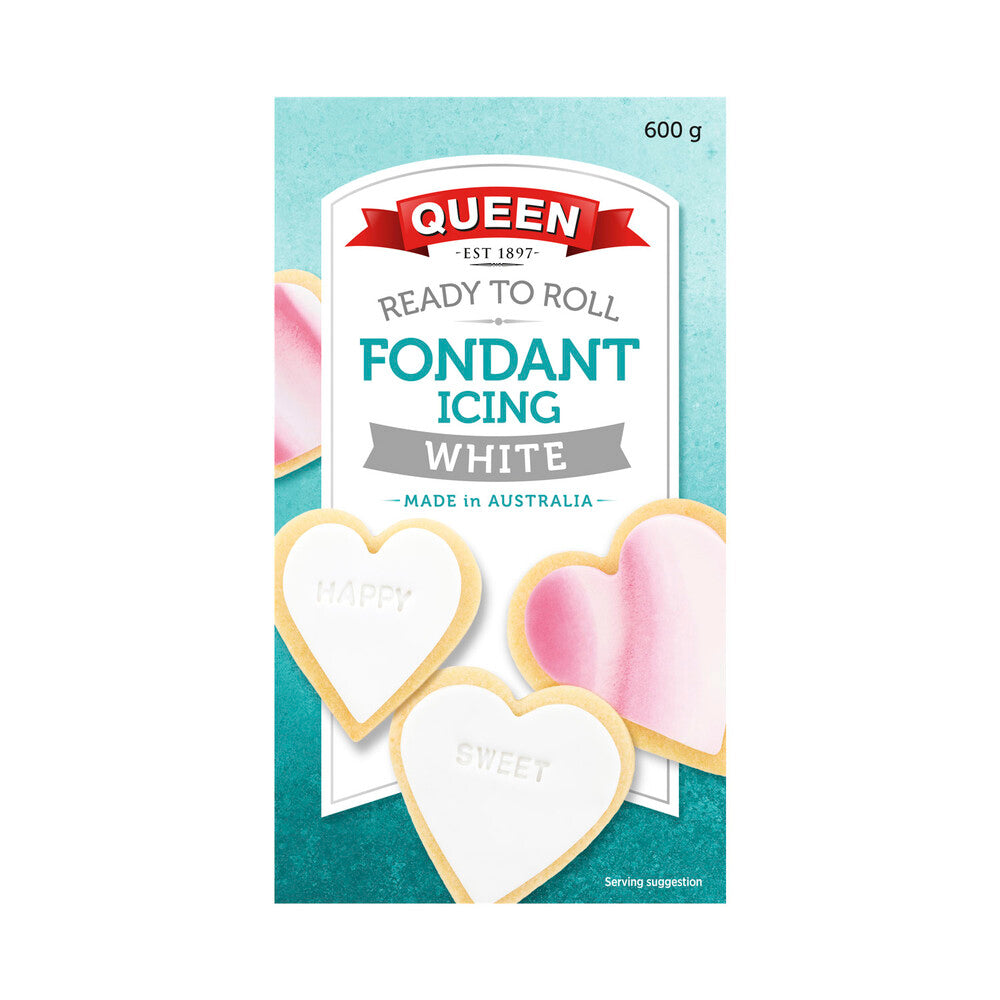 Queen Ready To Roll Fondant Icing White - 600g