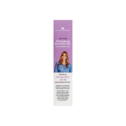 Mt Elephant Wholefood Choc Chunk Brownie Mix - 350g