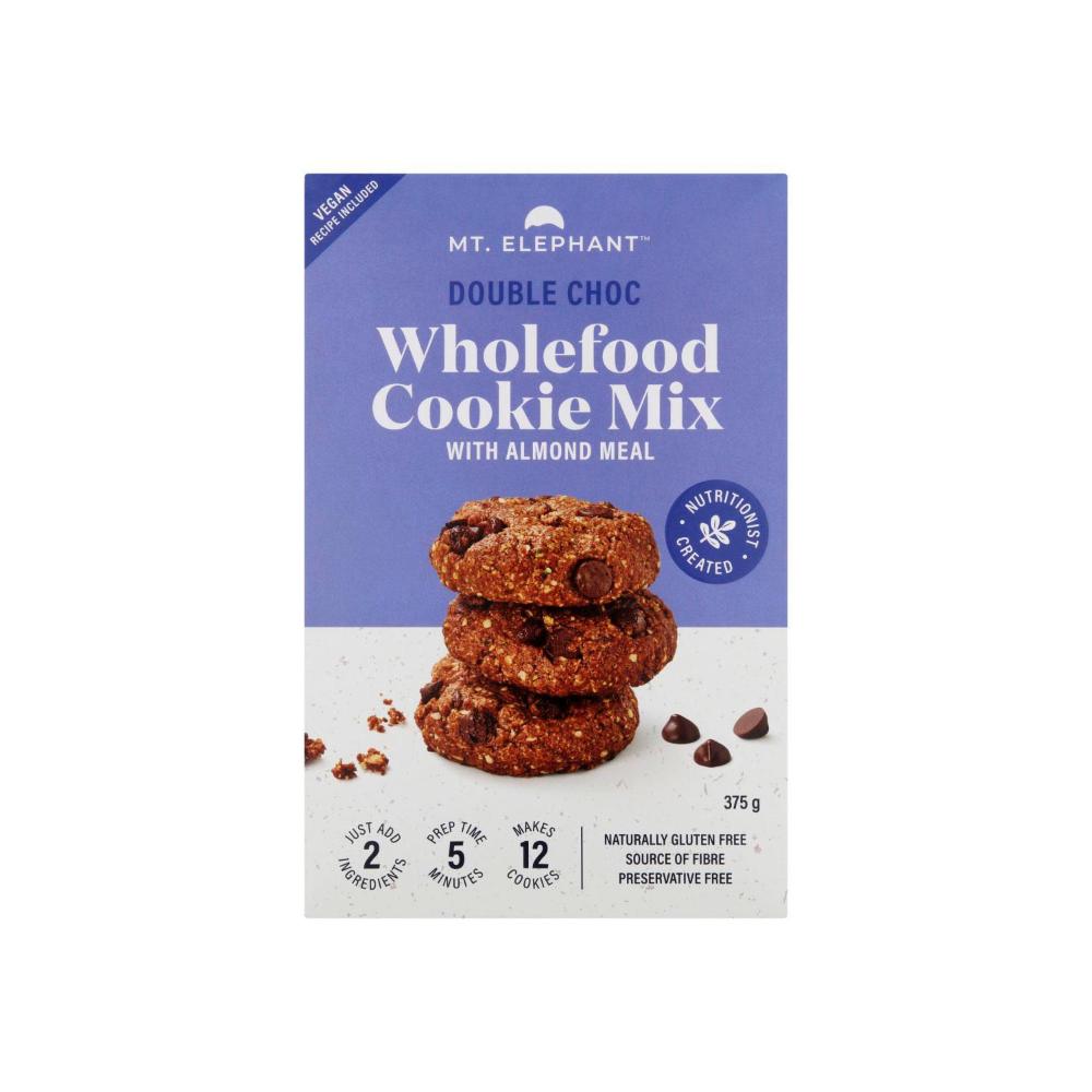 Mt Elephant Wholefood Double Choc Cookie Mix - 375g