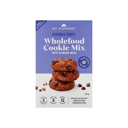 Mt Elephant Wholefood Double Choc Cookie Mix - 375g