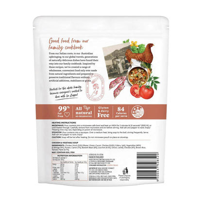 La Zuppa Soup Pouch Tuscan Chicken Vegetable & Rice - 400g