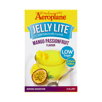 Aeroplane Lite Mango Passionfruit Jelly Crystals 2 Pack - 18g