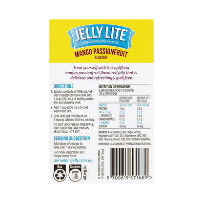 Aeroplane Lite Mango Passionfruit Jelly Crystals 2 Pack - 18g