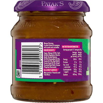 Pataks Mango Chutney 340g