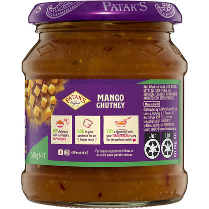 Pataks Mango Chutney 340g