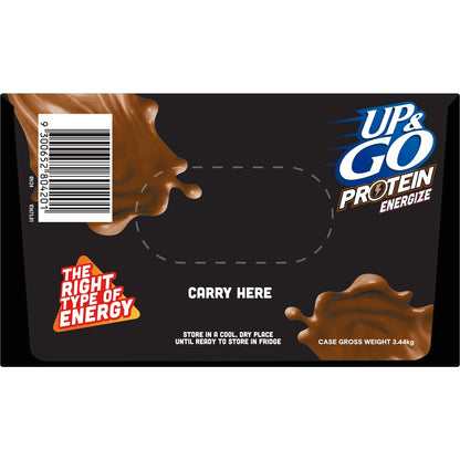 Sanitarium Up&Go Protein Energize Choc 250ml x12 Pack