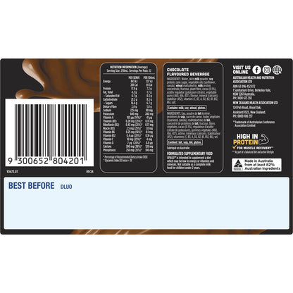 Sanitarium Up&Go Protein Energize Choc 250ml x12 Pack