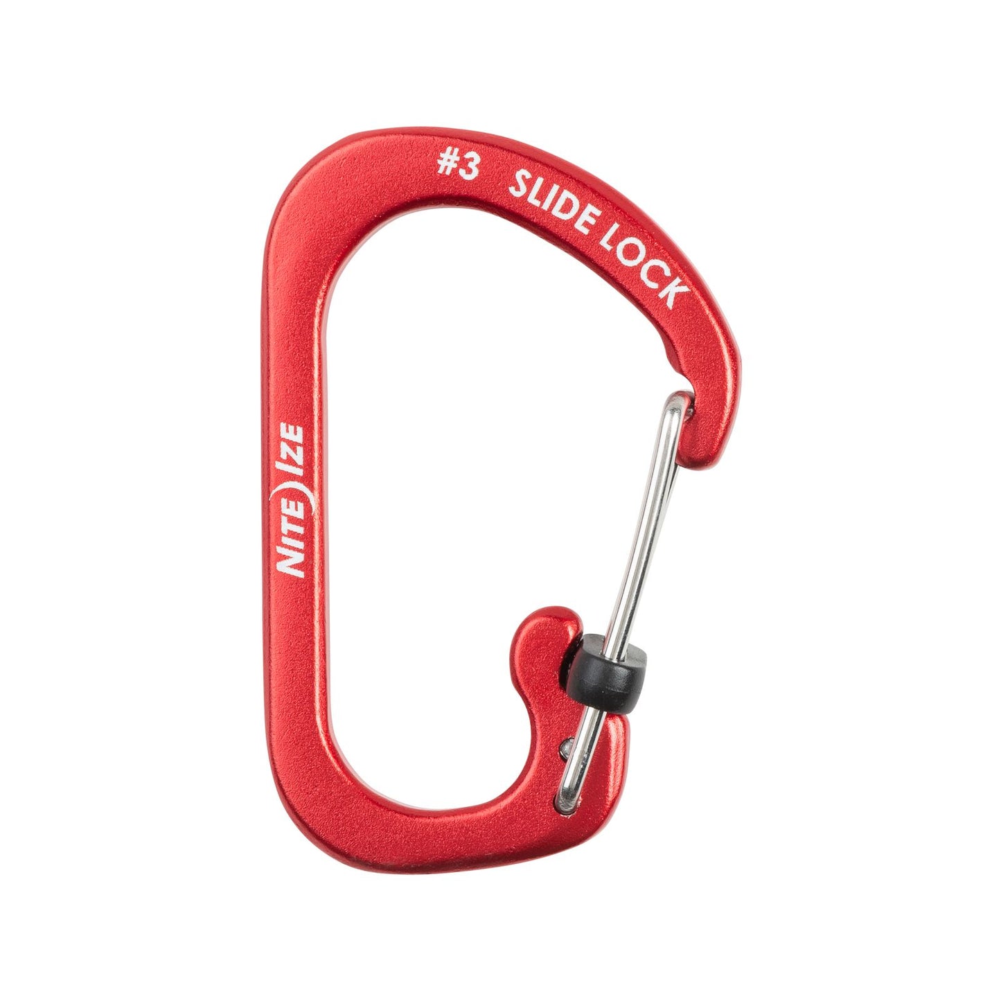 Nite Ize Slidelock Carabiner - Aluminium - Size 3 - Red