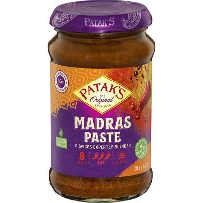 Pataks Paste Curry Madras 283g