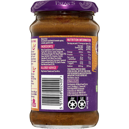 Pataks Paste Curry Madras 283g