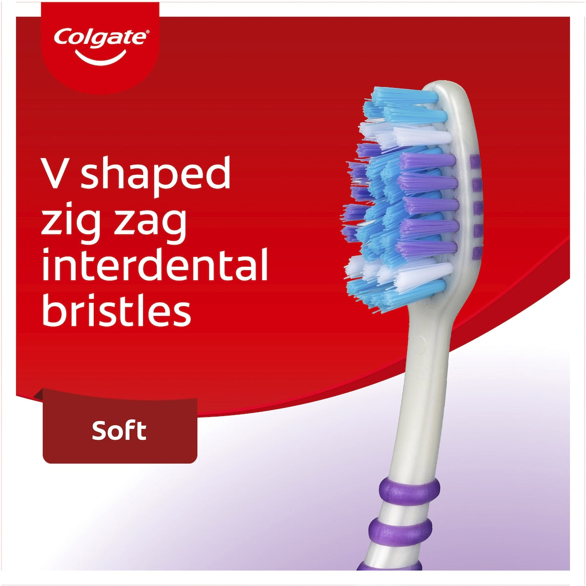 Colgate Toothbrush Zig Zag Soft Daily Clean Value 6 Pack