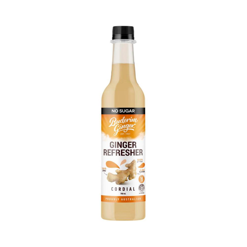 Buderim Ginger No Sugar Cordial - 750mL