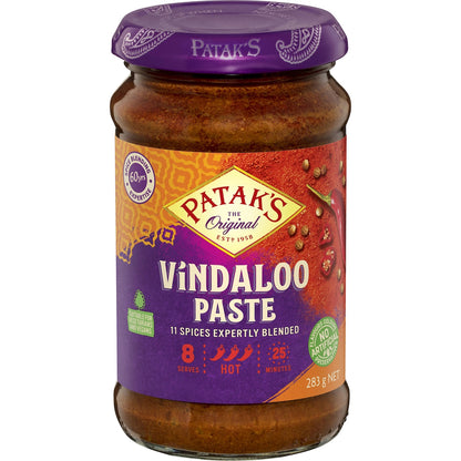 Pataks Paste Curry Vindaloo 283g