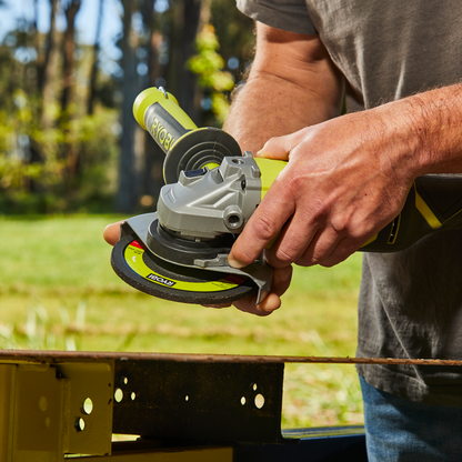Ryobi Angle Grinder - 18V ONE+ - 125mm - 9000rpm - Tool Only