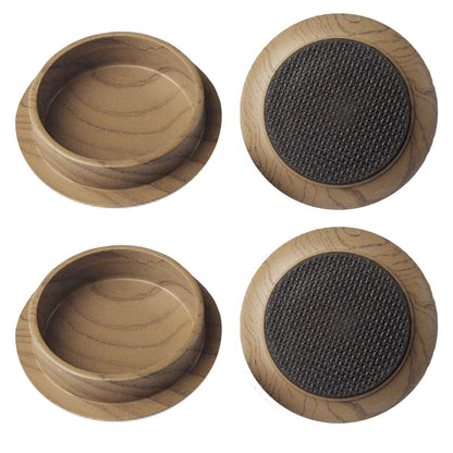 Surface Gard Non Slip Round Castor Cup - 66mm - 4 Pack