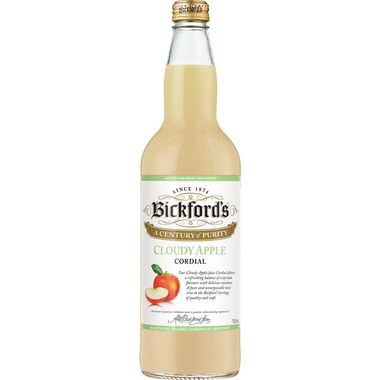 Bickford's Cloudy Apple Juice Cordial Cordial 750mL