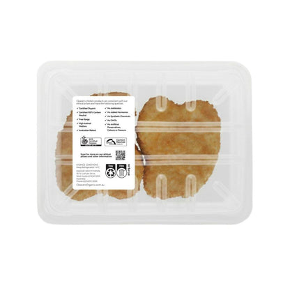 Cleavers Organic Chicken Schnitzel - 400g