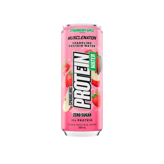 Muse Nation Sparkling Protein Water Strawberry Apple - 330mL